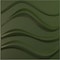 Ekena Millwork 19 5/8in. W x 19 5/8in. H Wave EnduraWall Decorative 3D Wall Panel Covers 2.67 Sq. Ft. WP20X20WVGCG - alternate 1